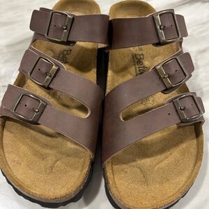 Brown Leather Sandals